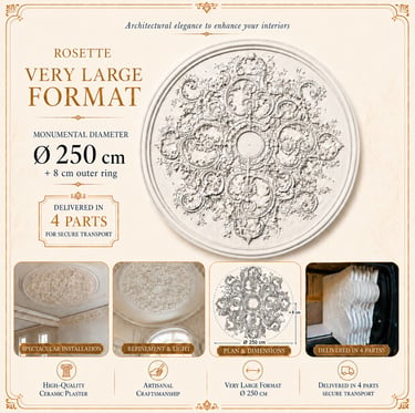 Rosette 250 cm + 8cm