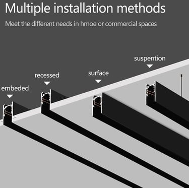 48W Magnetic Track Rail