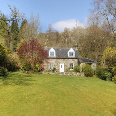 Laggan Cottage, my Highland home.