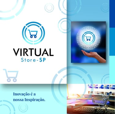 Identidade visual da Virtual Store - Priscila Kato Design