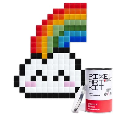 Pixel Corner, Rainbow Cloud, pixel art kit
