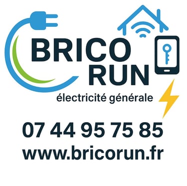 Logo et coordonnées deBricoRun Elect à Bordeaux Bastide