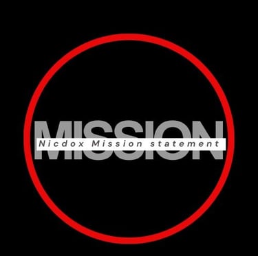 a black and white logo with the words, mission mission mission mission mission mission mission