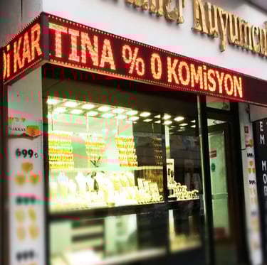 mağaza led tabela, rgb kayan yazı