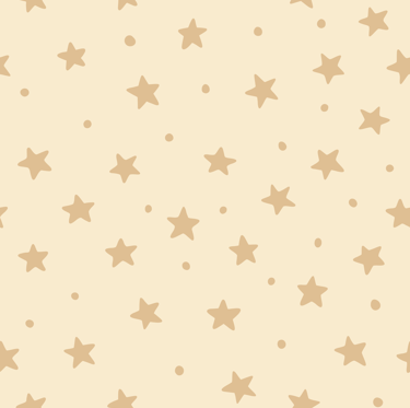 A seamless pattern with beige stars on a light background, evoking a festive holiday theme.