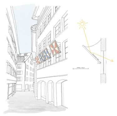 light reflectors in Luzern