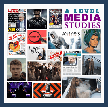 Media Studies A Level content montage