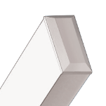 Bevel end cap style for Alumawood patio covers.