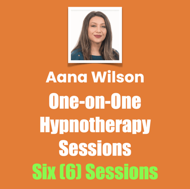 One-on-One Hypnotherapy Sessions, Six Sessions Package
