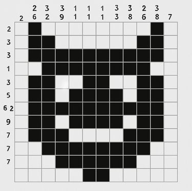 Nanogram Puzzle Happy Devil Emoji 