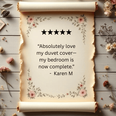 Elegant duvet cover review from shopper