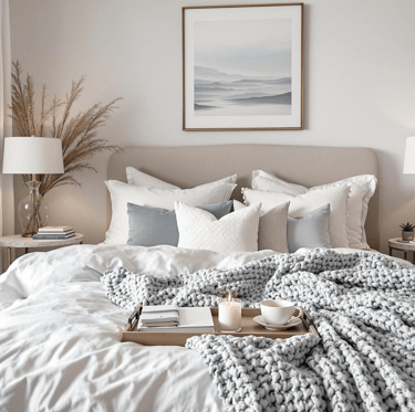 Soft, cozy blanket with artistic style — perfect for warmth, comfort, and decor.