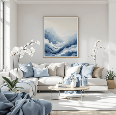 Artistic canvas wall art that adds warmth, beauty, and personality to your home.