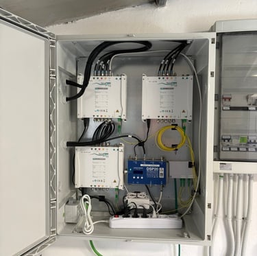 Cablaggio in Fibra Nuovo Impianto TV e Satellite - Antennista Amalfi