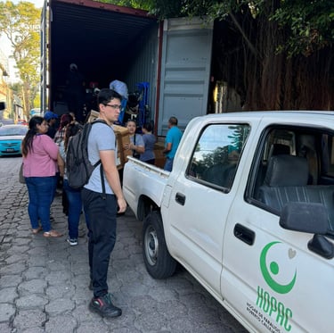 Las donaciones llegando a El Salvador