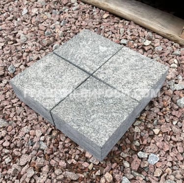 Пилена гранітна бруківка габро 10*10*5