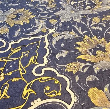 Contemporary Persian gold leaf art by Niloofar K. Afshar"