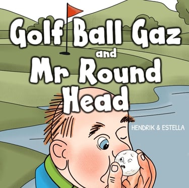 golf ball Gaz and Mr round head