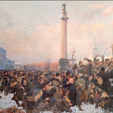 Кривава неділя. Войцех Горацій Коссак. Музей мистецтв. Кропивницький