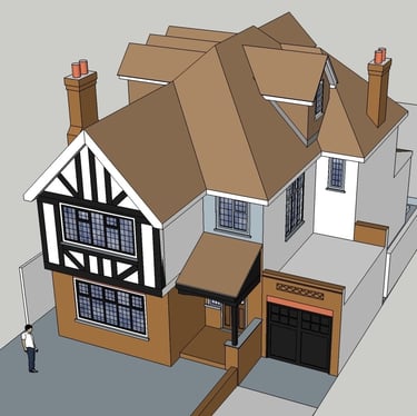 Conservation area house 3D