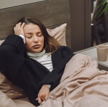 trouble du sommeil femme qui a mal a la tete