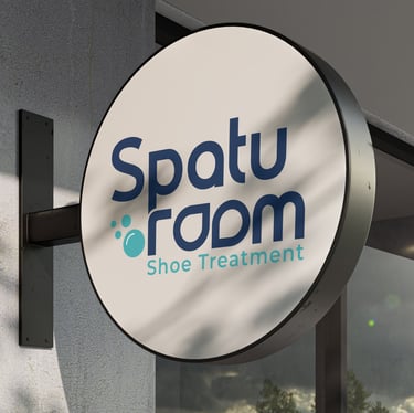 Contoh signage Spatu room