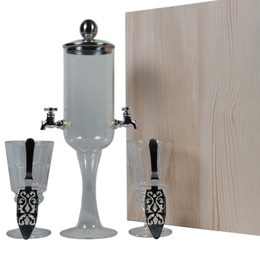 Coffret à la demande de l'absintherie Guilloud du val de travers