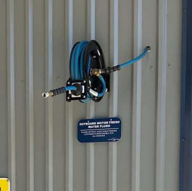 Boat Outboard Motor Flush