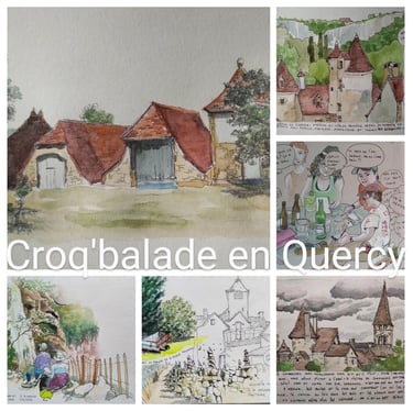 Croquis en Quercy