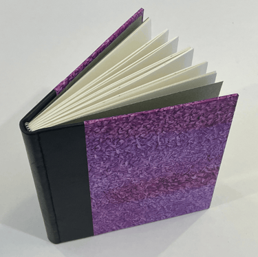 Journal with mottled paste paper