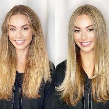 stock photo Brazilian blowout 