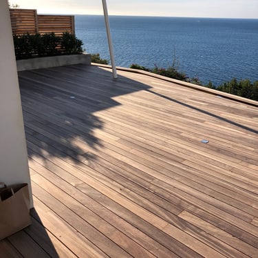 terrasse en bois réalisée par EGPR