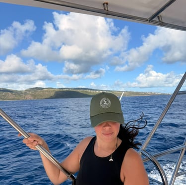 hat of Zil Tropikal in-house designs, Port Mathurin, Rodrigues