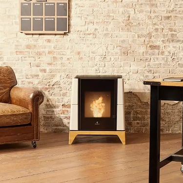 poêle à bois et granules