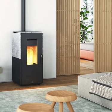 poêle à bois scandinave