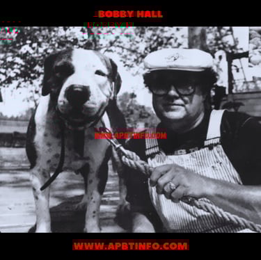 BOBBY HALL APBT HISTORY GAMEDOGS