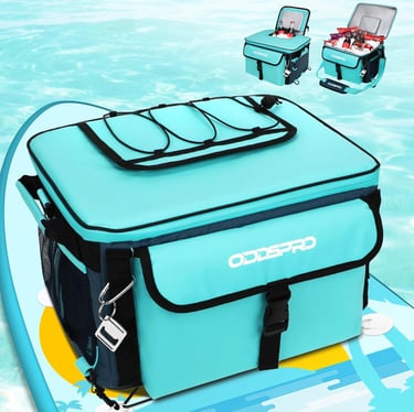 28L Paddle Board Cooler, Unique Top Opening Flap Waterproof Paddleboard Cooler, Durable PVC Material