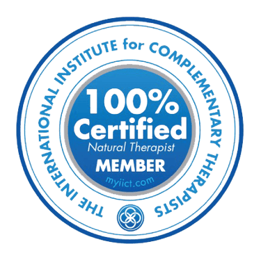 Logo certified Natural Therapist Member of The International Institute for Complementary Therapy