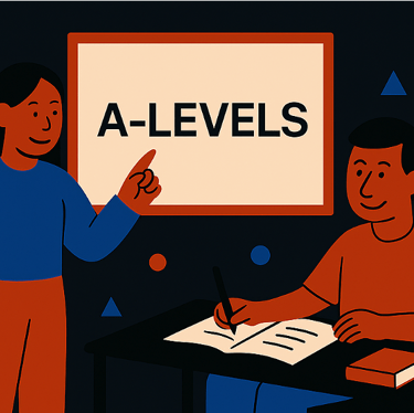 A-Level students preparing for exams with specialist tutors at Ubaid Academy