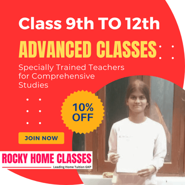 Class 9th to 12th Home Tuition - Rocky Home Classes Gorakhpur