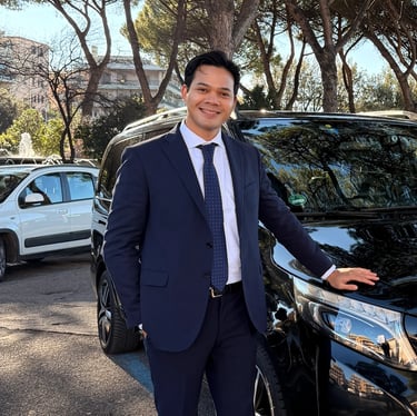 Gian Paolo Depaor founder of Phil Europe with guests on a private tour in Tuscany