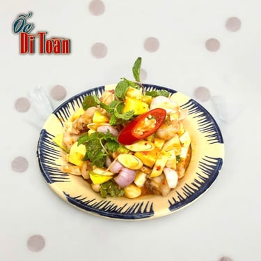 Chân gà sốt thái tại Ốc Dì Toàn - Quán ngon quận Bình Thạnh
