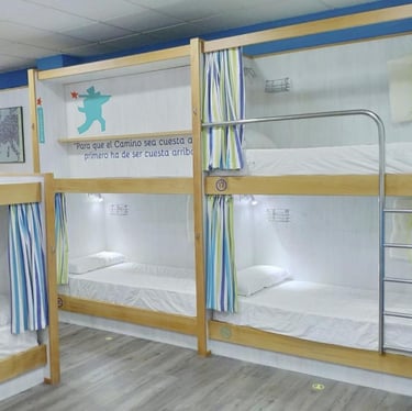 albergues con literas camino de santiago