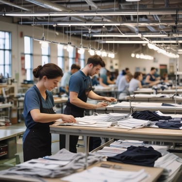 black blue and yellow textile