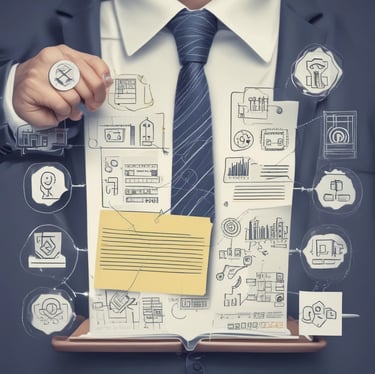 A smartphone displaying the OpenAI logo is resting on a laptop keyboard. The phone screen reflects purple and white light patterns, adding a modern and tech-focused ambiance.