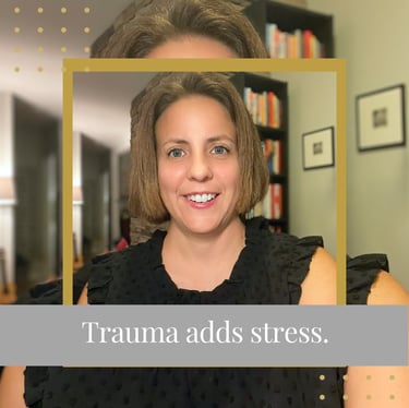 Amy McArdle with a smile on her face 