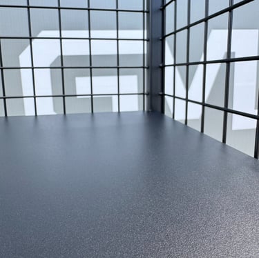 Struktūrinis paviršius po miltelinio dažymo