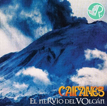 Portada y calificación del disco El Nervio del Volcán.