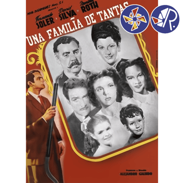 Portada y calificación de la película Una Familia de Tantas.