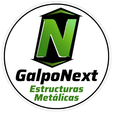 GalpoNext Estructuras Metálicas - Logo Circular